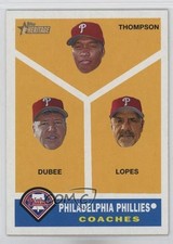 2009 Topps Heritage SP Milt Thompson SP Rich Dubee SP Davey Lopes #466 tg5