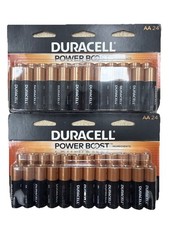 LOT OF 48 Duracell Coppertop AA Alkaline Batt...