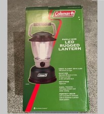 Coleman - Family-Size LED Rugged 190 Lumen Lantern/D size Battery Operated - NIB