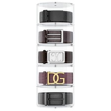 Belt Organizer, Acrylic 5 Layers Belt Case Storage Holder and Display for Acc...