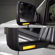 Sequential LED Under Side Mirror Turn Signal Lights Len For Ford F-150 2004-2014