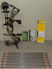 LEFT Handed, Loaded Hoyt Carbon RX-3 Bow Package- 50/60 lb-RX3- Realtree Camo