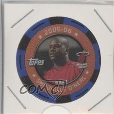 2005-06 Topps NBA Collector Chips Blue Shaquille O'Neal HOF 0t3