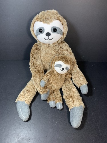 Cloud Island Sloth Plush Baby Mom Rattle Set Complete Lovey Doll Target 16” toy