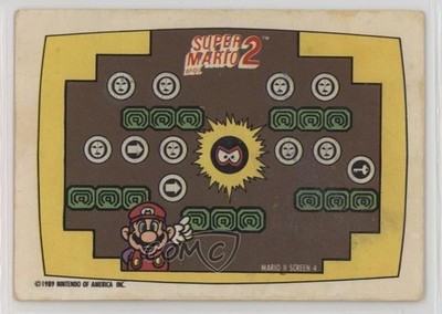 1989 Nintendo Scratch-Off Game Super Mario Bros 2 Scratched Screen 4 #4 04zt