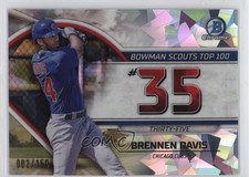 2023 Bowman Scouts Top 100 Atomic Refractor 2/150 Brennen Davis #BTP-35 yk9