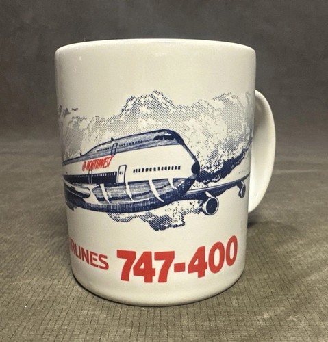 Vintage Northwest Airlines Boeing 747-400 Mug