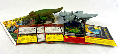 Optimus Primal VS. Megatron Transformers Beast Wars Figures Complete Kenner 1996