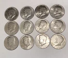 1776-1976  D  BICENTENNIAL KENNEDY HALF DOLLAR CLAD CIRCULATED LOT OF 12
