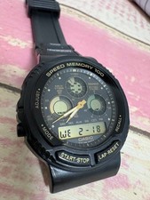 Vintage Casio Aw-20 Module 384 Speed Memory 100 Mens Watch for