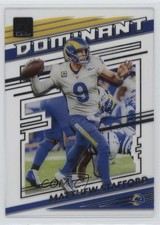 2021 Panini Clearly Donruss Clearly Dominant Matthew Stafford #CD-MS 1na0