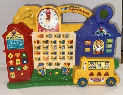 VTech Little Smart Explore My School Educational Learning Toy Tested & Works