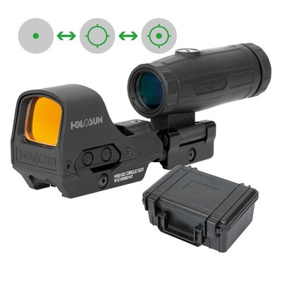Holosun Set HE510C-GR + HM3X Magnifier + Schutzkoffer - 70161076