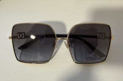 Dolce&Gabbana DG 2279 02/8G Damen Sonnenbrille Gold Grau Verlauf UV400 140