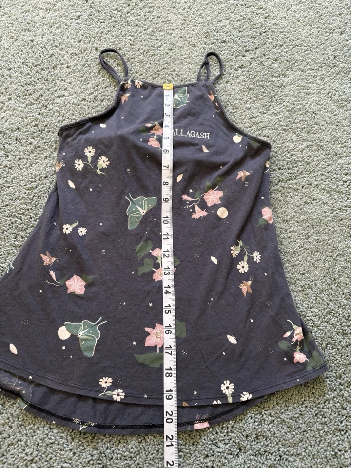 Camiseta sin mangas floral Patagonia Allagash talla S algodón orgánico sujetador incorporado senderismo Foto 4 de 4
