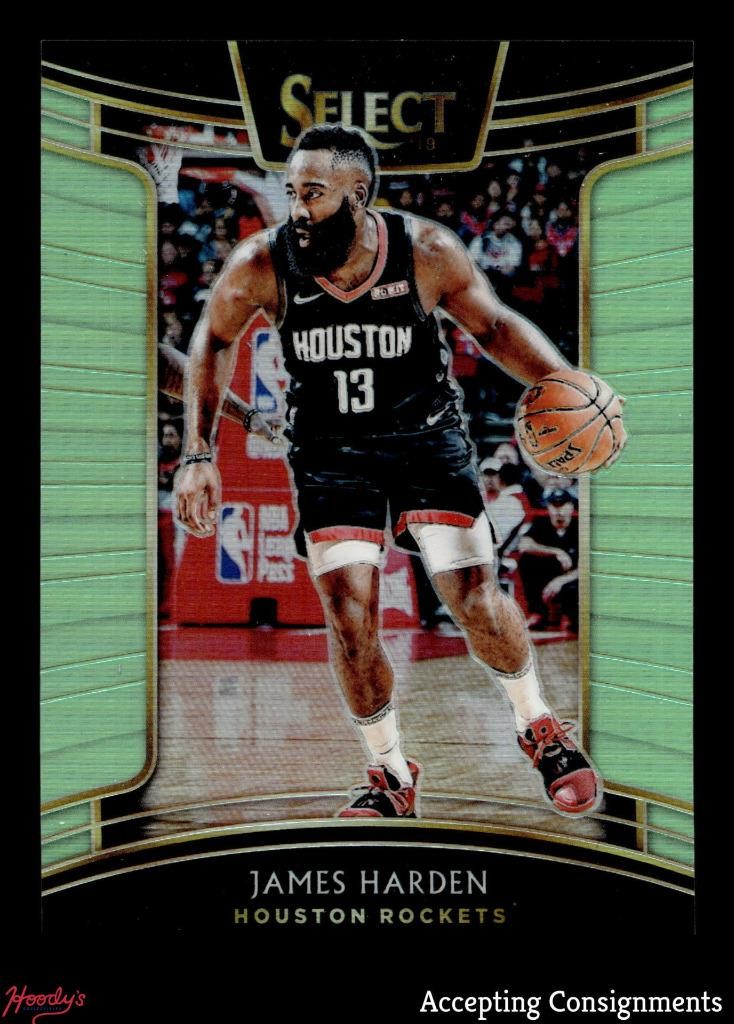 2018-19 Select Prizms Neon Green #51 James Harden 20/75 ROCKETS