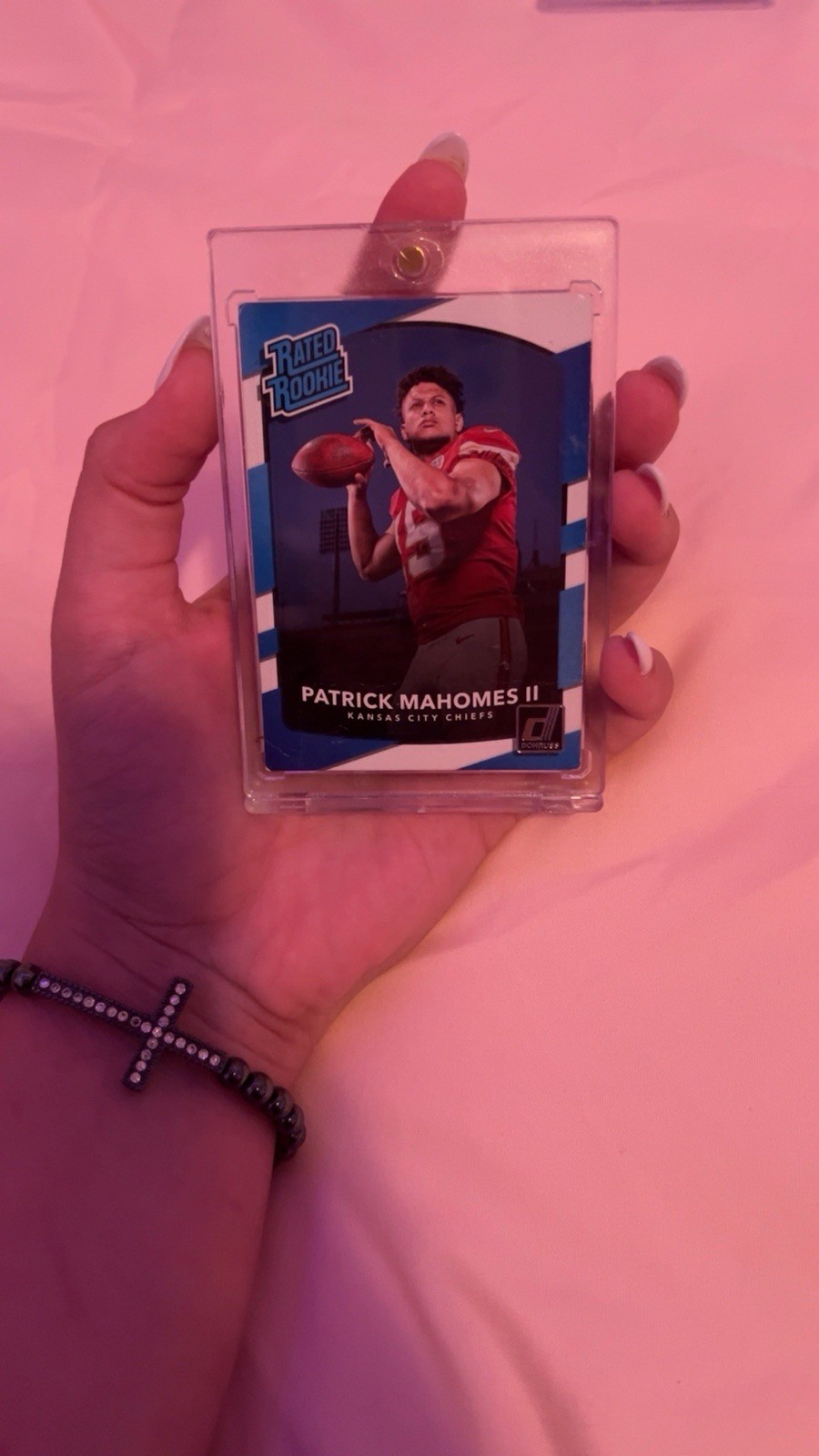 2017 Panini Donruss Rated Rookie Patrick Mahomes II #327 Kansas City Chiefs NFL
