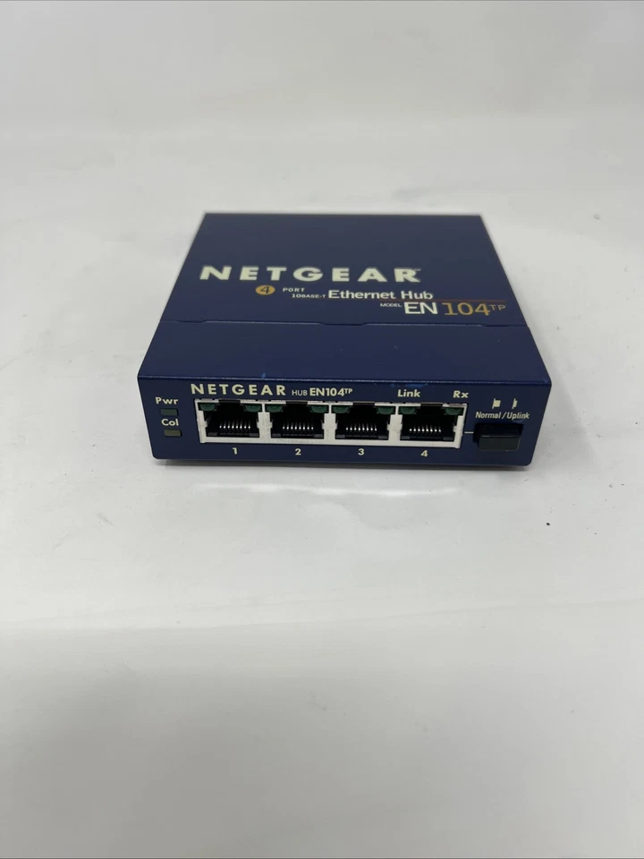 Netgear Model EN104TP 4-Port 10 Mbps Ethernet Hub - Image 2 of 3