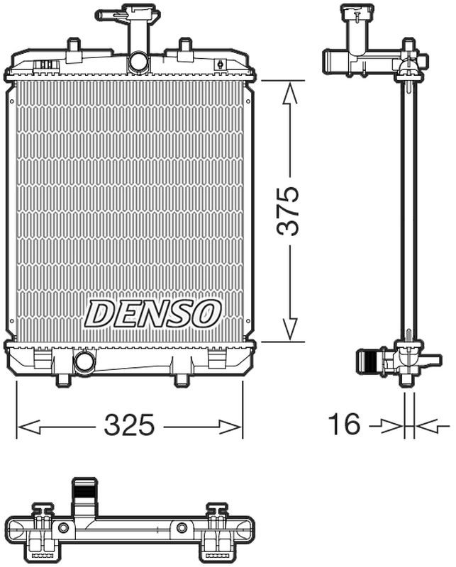 Denso Radiator DRM07063