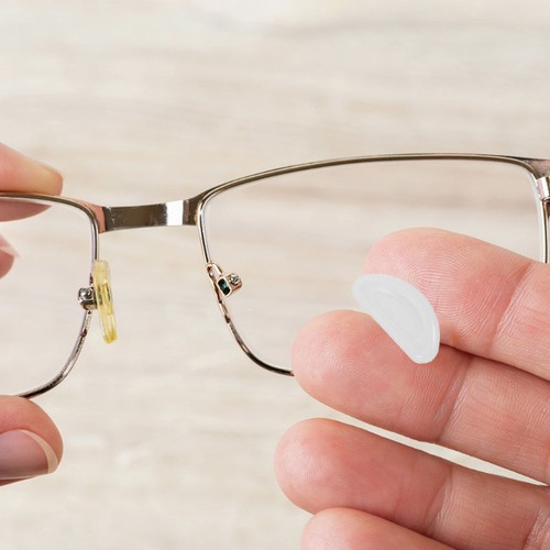 6 pares de almohadillas antideslizantes para la nariz suministros para gafas de repuesto - Imagen 11 de 12
