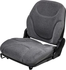 Uni Pro - KM 480 Fabric Seat Assembly - Fits Tractors, Const.  - Universal Fit
