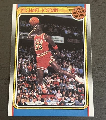 1988-89 Fleer Basketball #120 Michael Jordan All-Star.