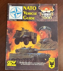 NATO VEHICLE GUIDE #0526 Twilight 2000 RPG Game Designers Workshop GDW 1989 VG