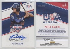 2018 USA Baseball Stars & Stripes 15U National Team Signatures Petey Halpin Auto