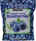 Kirkland Signature ORGANIC Whole Dried Blueberries 20oz SUPERFRESH exp 9/26 22z