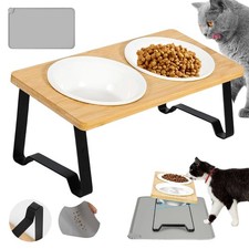 Futternapf Fressnapf Katzennapf Erhöht mit Napf Ständer - Hundenapf Keramik