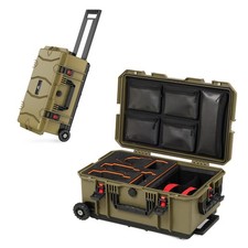 Gearantics 22 in Weatherproof Hard Case for DJI Air 3S Air 2S, Trolley Case