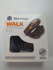 Yaktrax Walk Ice Snow Traction Cleats Spikes Shoes Boots Black Medium M New Open