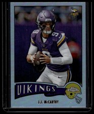 J.J. Mccarthy 2025 Topps Chrome Refractor Vikings