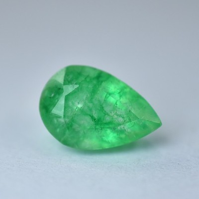 4.90 Ct Pear Cut NATURAL Green Emerald CERTIFIED Loose Gemstone For Mother's Day
