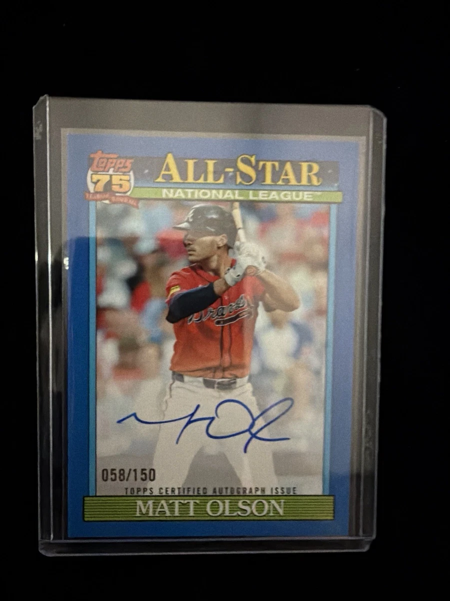 Matt Olson Baseball Serial Numbered Sports Trading Cards