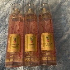 Bath  Body Works COSTA RICA Pink Pineapple Sunrise Fine Fragrance Mist Set of 3