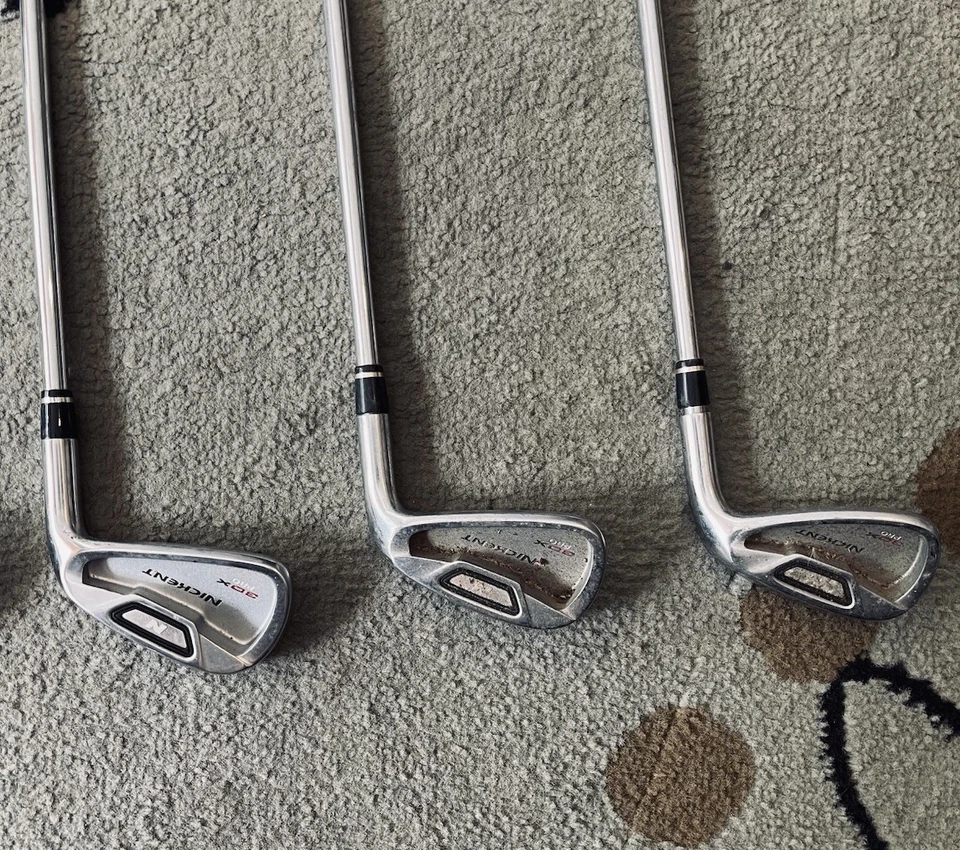 Juego de 6 palos de golf Nickent 3DX Iron-3,4,5,7,8,9 Golf Pride 1180 GR y Proforce v2 Club Foto 3 de 4