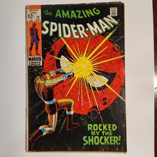 Amazing Spider-Man #72 1969 Rocked by the Shocker Stan Lee Romita Sharp Copy