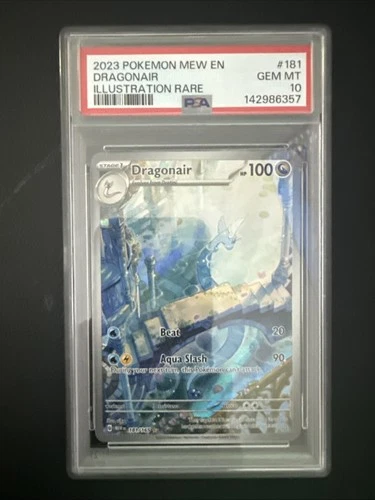 Dragonair 181/165 SV: Scarlet & Violet 151 Illustration Rare Holo PSA 10 English