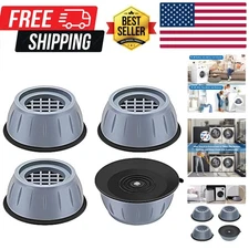 4Pcs Anti Vibration Pads for Washing Machine and Dryer Shock and Noise Cancel...