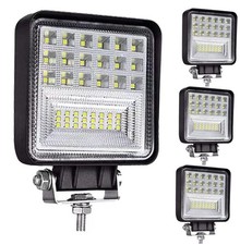 LED Work Lights for Truck Tractor inch 126W Square LED Pod Lights,12V 2V 4