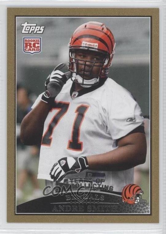2009 Topps Gold 151/2009 Andre Smith #336 Rookie RC 0a7