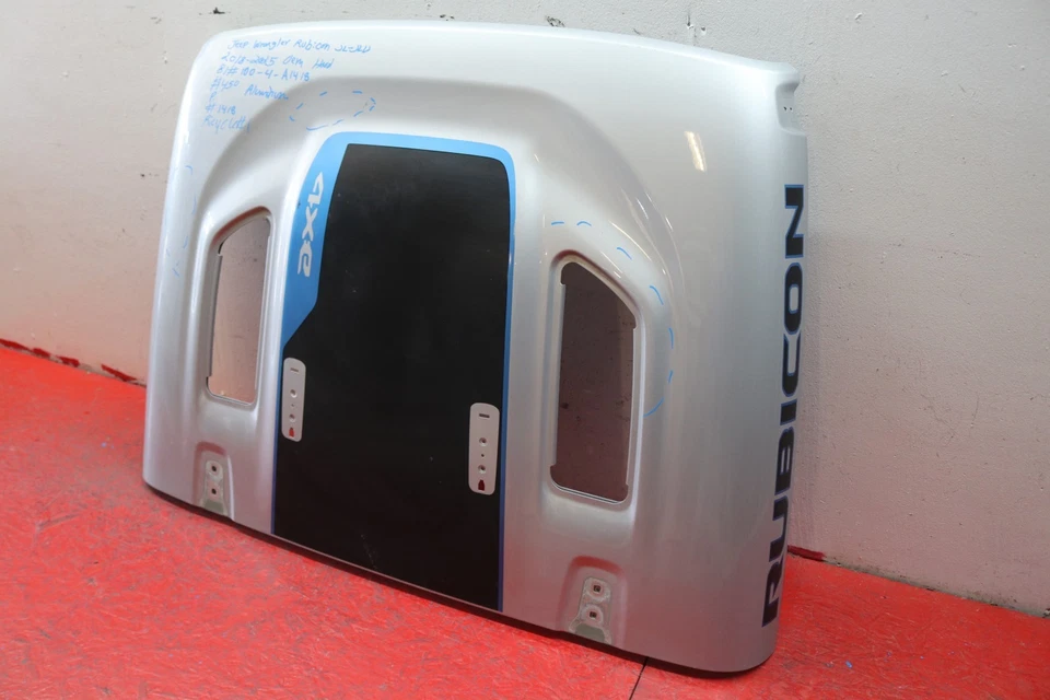 2018 2025 JEEP WRANGLER RUBICON JL JLD FRONT HOOD OEM ALUMINUM - Image 3 of 4