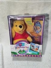 Vintage My Interactive winnie the pooh Plush Mattel Media 1998 New NIB Cd 14"