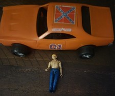 1981 Mego Canadian Mail-Away Dukes of Hazzard General Lee With Bo Duke Rare 