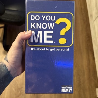 Do You Know Me? Question Card Game By What Do You Meme? Adult Themed New Sealed