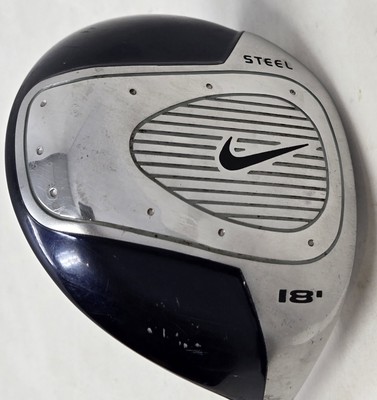 Retired Nike Blue 18* 5 Wood Nike S Flex Graphite Shaft RH Junior 40'' Grip Ok