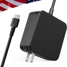 65W Type USB C Laptop Charger for Hp CHROMEBOOK Dell Lenovo Power Acer Adapter