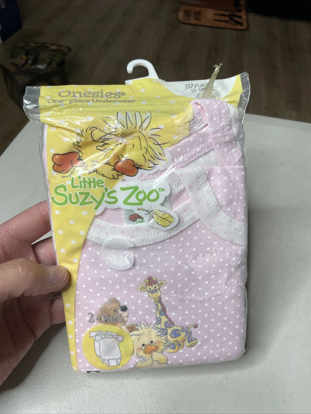 Little Suzy's Zoo 2 Pack Small 12-16 Lbs Gerber Onesie