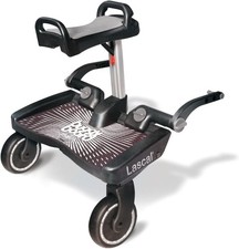 Lascal BuggyBoard Maxi+ | Universal Buggy Board with Seat, Compatible with 99%